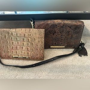 Brahmin satchel/crossbody with changeable covers